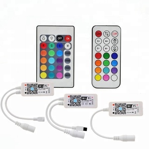 Wifi RGB / RGBW LED контроллер Мини DC12V с RF 21Key / IR 24Key пульт дистанционного управления для светодиодных лент - Product Image 1