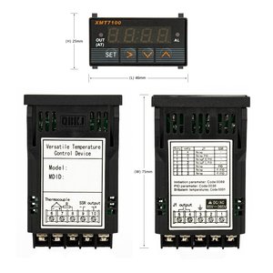 Para controlador de temperatura programable XMT7100 con relé incorporado 1/32 Din ABS Material 85-265V Sensor de temperatura exterior - Product Image 6
