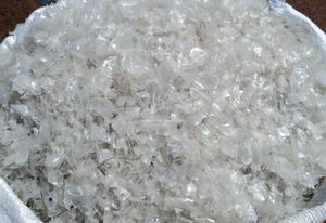 100% クリアリサイクルPETスクラップ/フレークホットウォッシュドホワイトプラスチック成形用途LDPEPP HDPE PVC PUを含む繊維 - Product Image 3