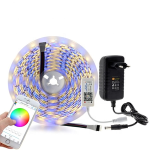 <strong>5050</strong> <strong>Rgb</strong> <strong>Led</strong> <strong>Led</strong> Strips 5M Kit With <strong>Led</strong> Controller and DC12V US EU Adapter <strong>Led</strong> Strip Kit - Product Image 1