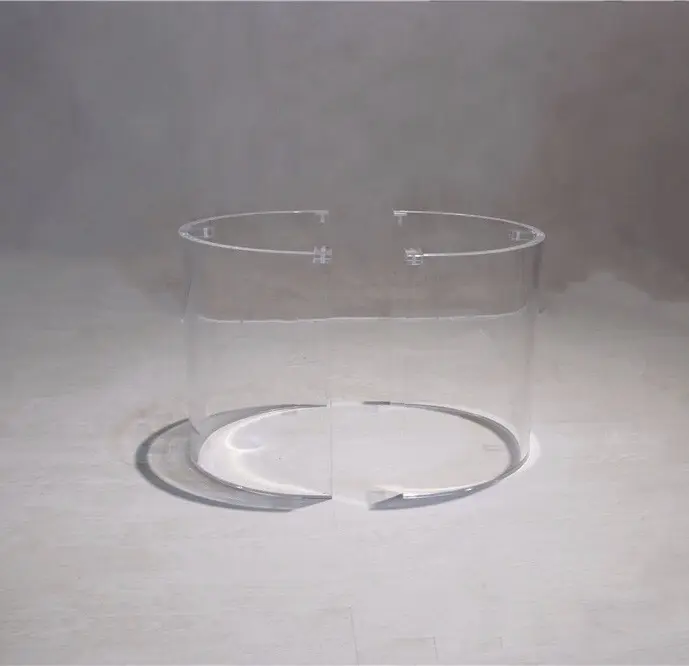 Pieds acryliques meubles transparents Base partie pied accessoires Table moderne pied de table en gros