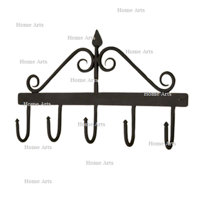 Advantageous Design <strong>Iron</strong> Hanging <strong>Hook</strong> Customized Size and Shape Black Color <strong>Hook</strong> for Wall Mounted Usage - Product Image 1