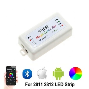 SP105E WS2811 WS2812B светодиодный контроллер SK6812 RGB/RGBW APA102 WS2801 светодиоды Светодиодные полосы DC5V-24V - Product Image 2