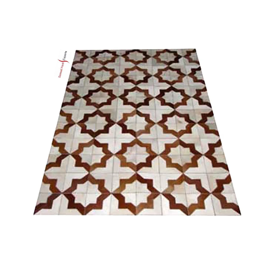 Tapis en cuir indiens personnalisés pour hall d'hôtel USA Arabie saoudite exportation tapis en cuir brodé dans le salon tapis de chambre à coucher