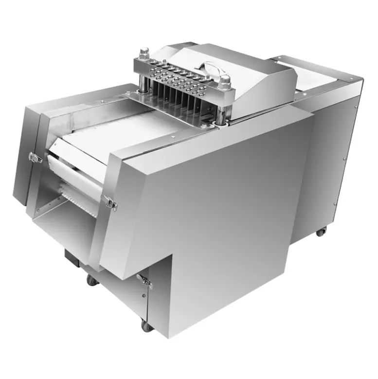 Yeni tasarım endüstriyel tavuk küp kesme makinesi ev kemik kesme makinesi küçük chop tavuk/doğrayın kemik dondurulmuş et makinesi
