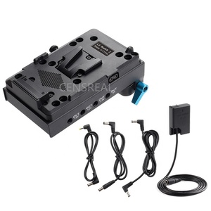 Censreal V Lockゴールドマウント取り付け変換プレート電源 (Dsrlカメラ用) およびV-Lockバッテリーの使用 - Product Image 2