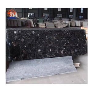 Ukrayna Volga mavi granit plaka 2cm, doğal Sparkle mavi granit taş