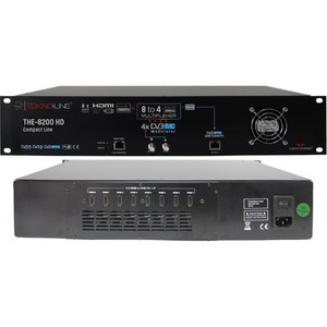 Compact <strong>Multiplexer</strong> QAM Encoder Modulator 8 4 HD Input Analog Modulator H.264 Video Encoding Audio/Video <strong>Decoder</strong> Web Managed UDP - Product Image 2