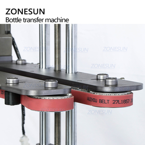 ZONESUN Hugger Belt Side Bottle <strong>Bottom</strong> <strong>Coding</strong> Grip Bottomless Transfer Conveyor Belt for Inkjet Date Coder Printing Date - Product Image 3