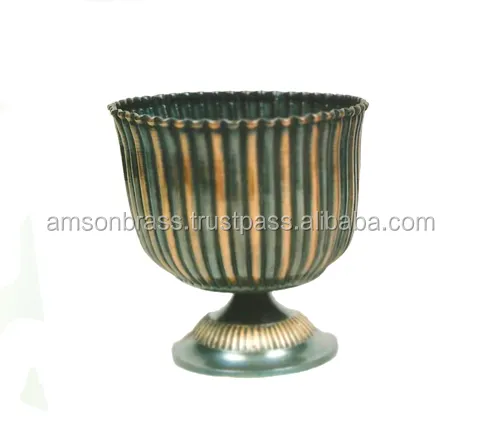 Em relevo Design Decorativo Metal Alumínio Vaso Flower Pot & Planters VASOS PARA HOME DECORATION/JARDIM VASE/JARDIM URN