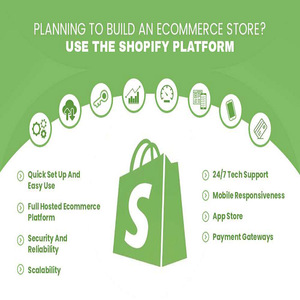 Shopify E-Commerce Website Design und Entwicklung Woo Commerce Wordpress Store Integration Linux & Mac OS unterstützt