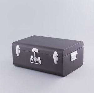 Metal yeşil bagaj kutusu saklama kutusu yeni tasarım Made in hindistan toplu miktar yüksek İhracat kalitesi - Product Image 2
