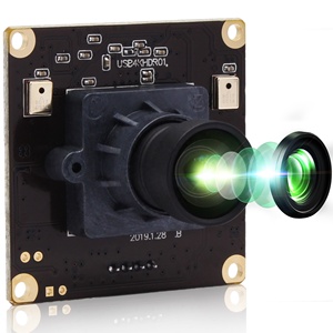 ELP OEM IMX317 CMOS <strong>camera</strong> module 4k full hd video conference security <strong>camera</strong> webcam USB with 100 degree no distortion lens - Product Image 1