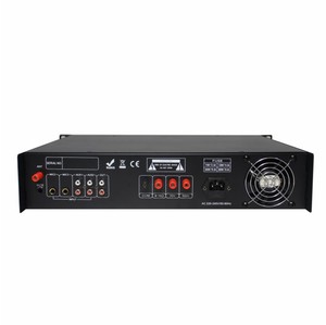 260W Mixer Power Amplifier with USB and Tuner for Public Address System - Product Image 3