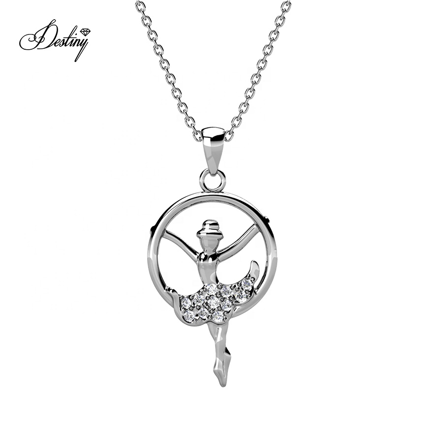 925 SILVER 18k White Gold Plated Necklace