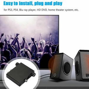 192kHz DAC Digital to <strong>Analog</strong> Audio Converter with Volume Adjustable Optical Coaxial to Stereo L/R and 3.5mm Jack - Product Image 6