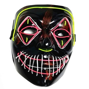 halloween mask clown, halloween mask led light up <strong>purge</strong> mask, halloween masks with pocket for <strong>filter</strong>