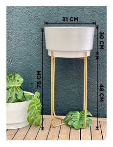 Kapalı ferforje oturma odası ev dekor ekici Pot üreticisi ve toptan tedarikçi Modern tasarım Metal ekici üreticisi - Product Image 2