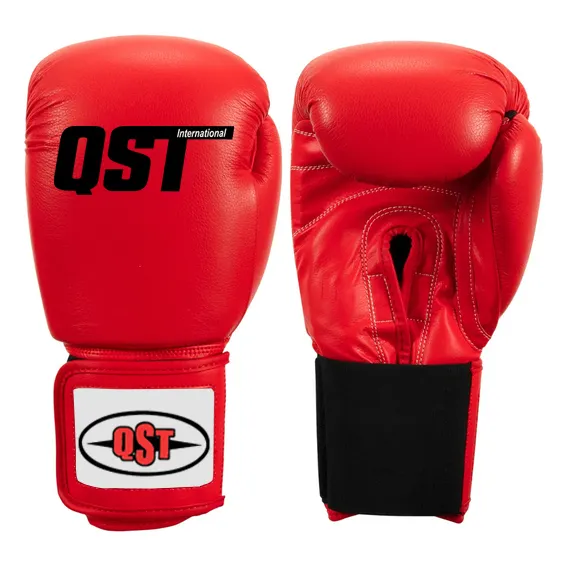 Guantes de boxeo profesionales de alta calidad, guantes de boxeo de piel de vaca auténtica, de lucha UFC, MMA, nuevo diseño