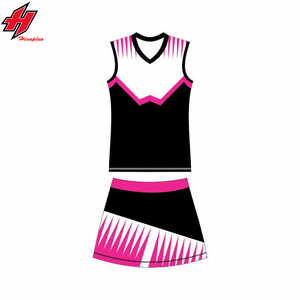 Blank Cheerleading Uniforms Custom Comfortable <strong>pink</strong> Cheerleading Uniforms New Style Custom Sublimated Cheerleading Uniforms - Product Image 1