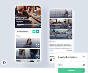 Online-Lern kurse Management Website-Design
