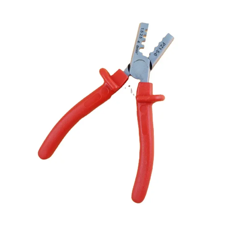 German type small pressing line clamp E type pin clamp crimping pliers crimping machine PZ1.5-6