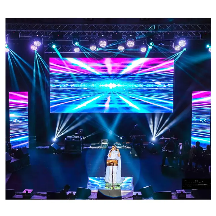 AOWE Hd Trong Nhà P2.6/P3.9 Tủ Led Hiển Thị Ảo Thác Nước Studio Triển Lãm Thương Mại Truy Cập Phía Trước Đầy Đủ Màu Sắc Bức Tường Video