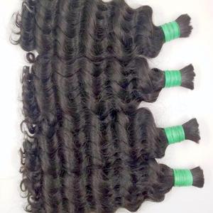 Best Selling Wholesale Price <strong>Filipino</strong> Natural Curly Virgin Bulk Hair