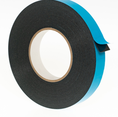 Doublure bleue & mousse noire