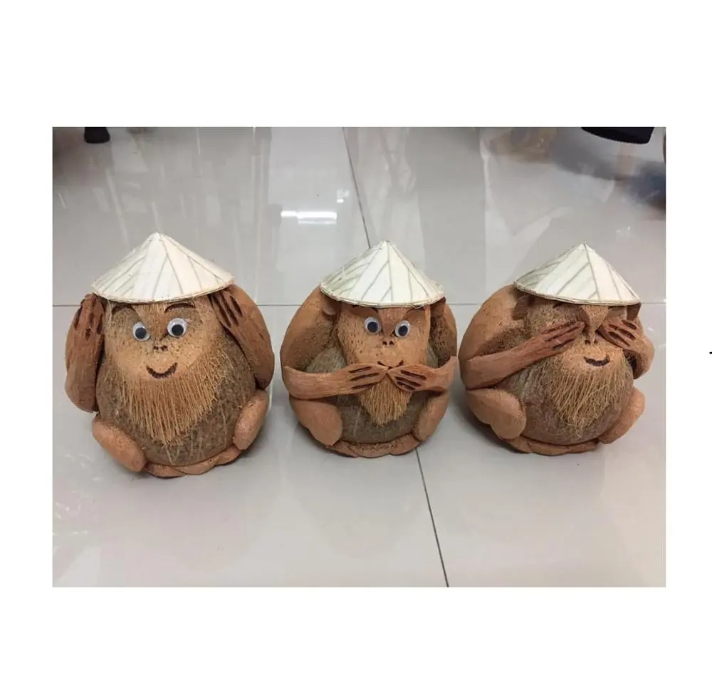 Vietnam Monkey nature coconut craft - Coconut Monkey// Ms. Rachel: +84896436456