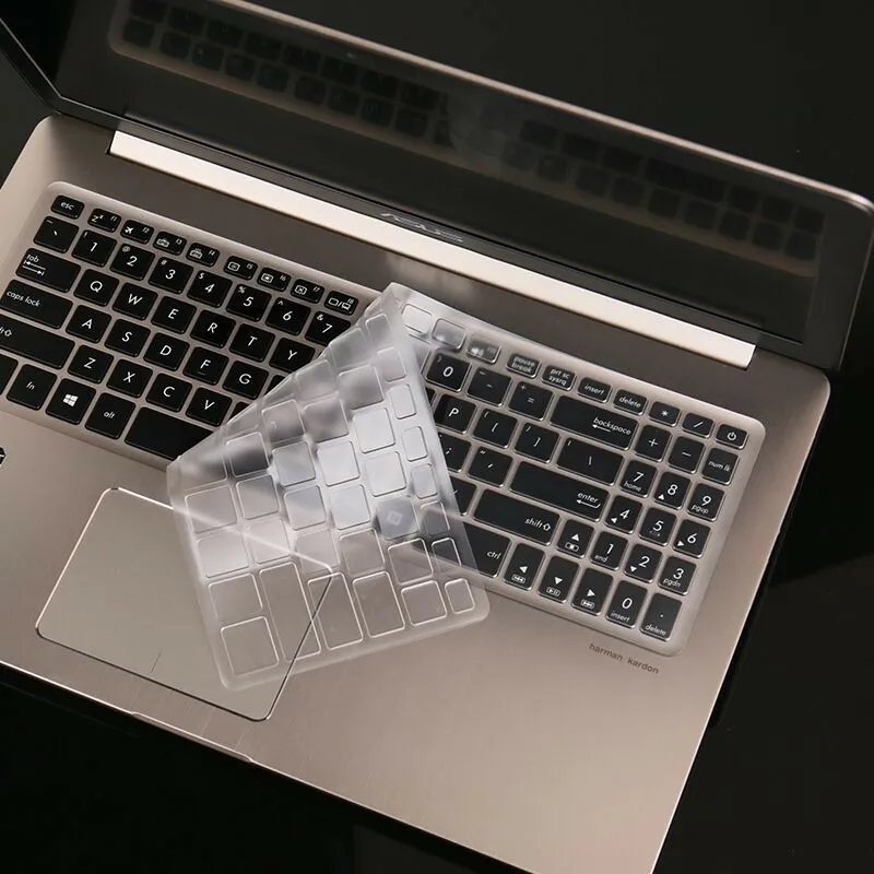 Unltra-funda transparente para teclado de ordenador, Protector antipolvo de piel TPU para asus NX580