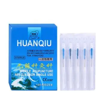 Huanqiu Hochwertige sterile Einweg-Akupunktur nadeln Gesichts rohrnadel Großhandel Hersteller
