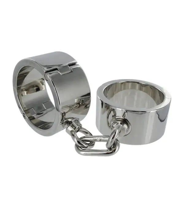 Produttore SuppilerHeavy grilli da polso Bondage in acciaio inossidabile giocattoli del sesso Bdsm restraint Play Bondage Fetish manette