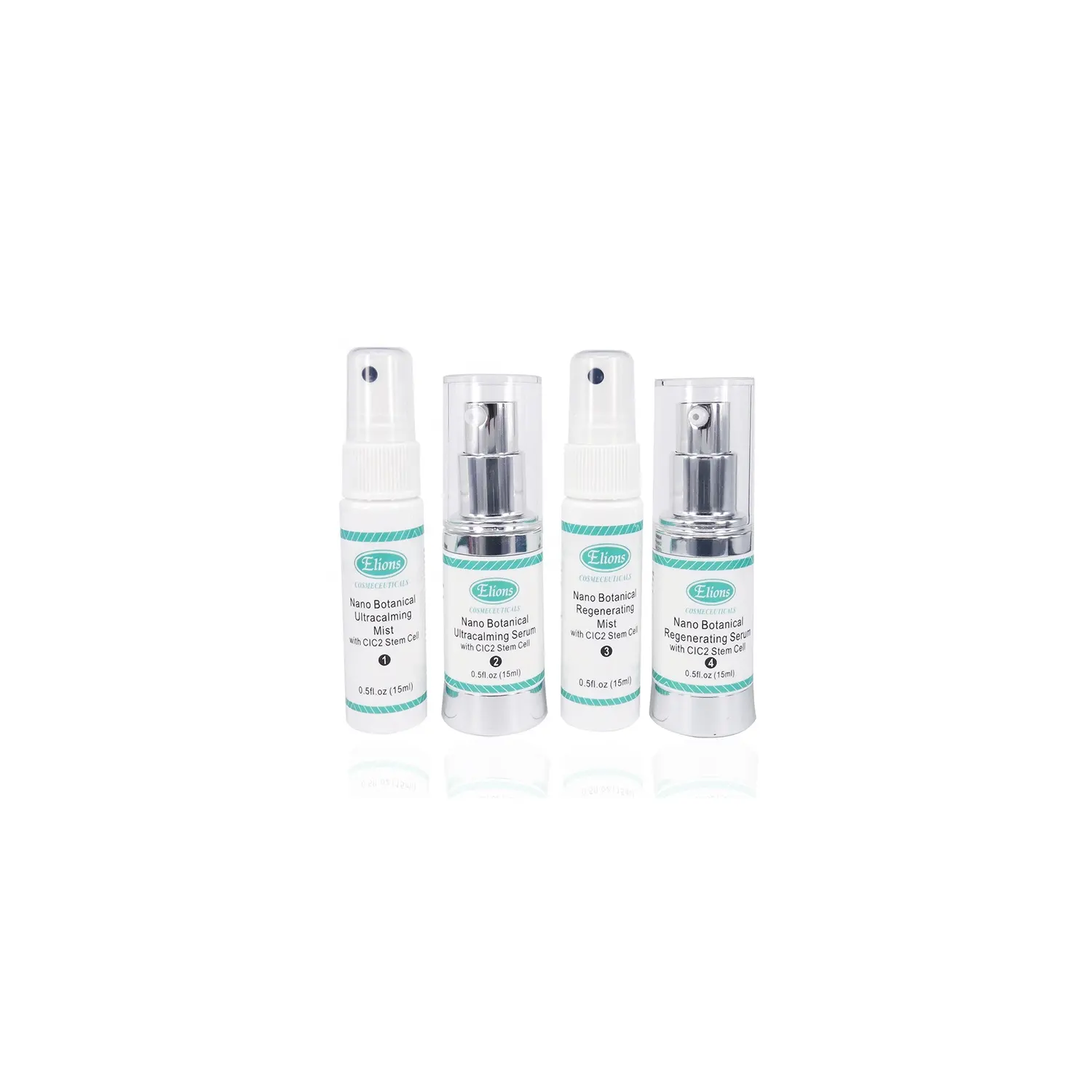 Kosmetika vegan Hautpflege Nano Spray Heilung Kräuter Stammzelle sofortige Reparatur Pflege Kits Aufhellung Gesichtbehandlung Geschenkset