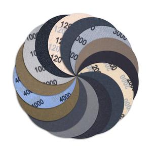 Yüksek performans 3000-10000 Grit islak/kuru kullanım su geçirmez silisyum karbür kanca & döngü aşındırıcı zımpara kağıdı diskler - Product Image 4