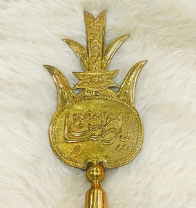 Punjatan Mubarak Hazrat Abbas A.S .. การออกแบบที่ยอดเยี่ยมที่มีคุณภาพสูงชุบทองศาสนาอิสลามอาหรับ Zari Imam Hussain A.S .. - Product Image 2