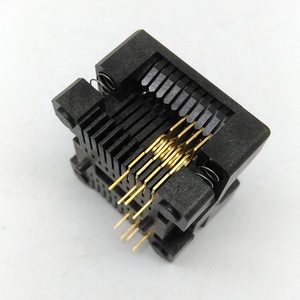Taidacent 8 Pin 1,27mm paso OTS-20-1.27-01 bloque de prueba zócalo Chip programador adaptador Envejecimiento de prueba SOP8 hembra - Product Image 6