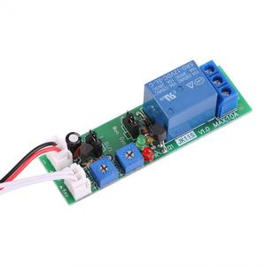 タイマーリレー遅延モジュール調整可能なサイクルタイマー時間オン/オフスイッチリレーボード電気タイミングリレーコントローラーDC5V 12V 24V - Product Image 1