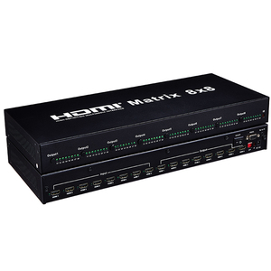 8x8 <strong>HDMI</strong> <strong>Matrix</strong> Switch with <strong>HDMI</strong> <strong>8</strong> in <strong>8</strong> Out Full Channels Support 4Kx2K@30Hz,HDCP 1.4