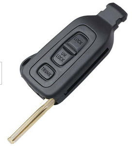 2002 2003 2004 2005 2006レクサスLS430Toy48ブレード用スマートリモートカーキーケースシェルフォブ3ボタン - Product Image 4