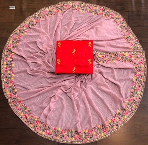 <strong>BOLLYWOOD</strong> STAR MULTY SEQUINS COLLECTION CLOTH of BEST QUALITY WEIGHTLESS 60 Gram Fabric