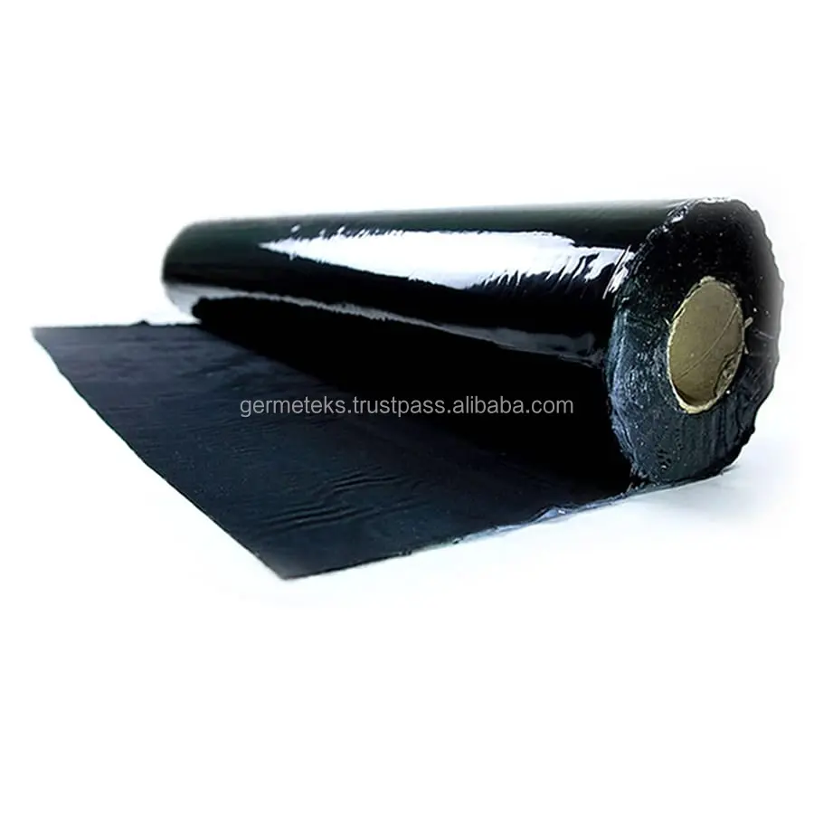 Membrane EPDM Germetex-matériau d'étanchéité en caoutchouc butyle auto-adhésif pour toiture