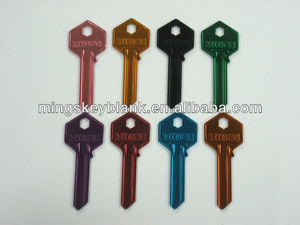 Titanium <strong>Key</strong> Ultralight Unbendable Colours <strong>Key</strong> Blank UNI3 <strong>Key</strong> Blank for UNION Lock