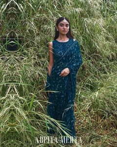 Bollywood tasarımcısı hint saree/sari/shari giymek - Product Image 2