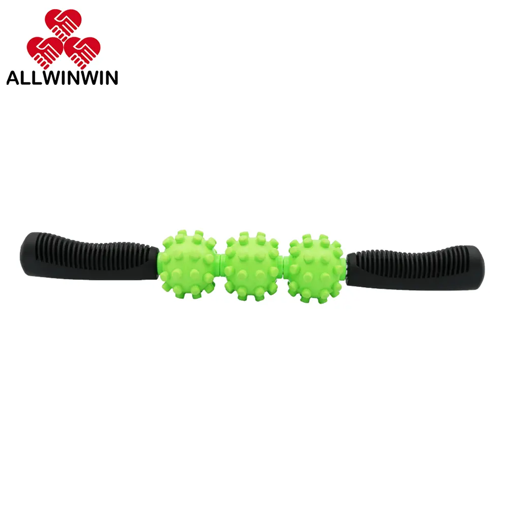 ALLWINWIN MSK22 Massage Stick - 3 pomelli a sfera Muscle Roller Leg