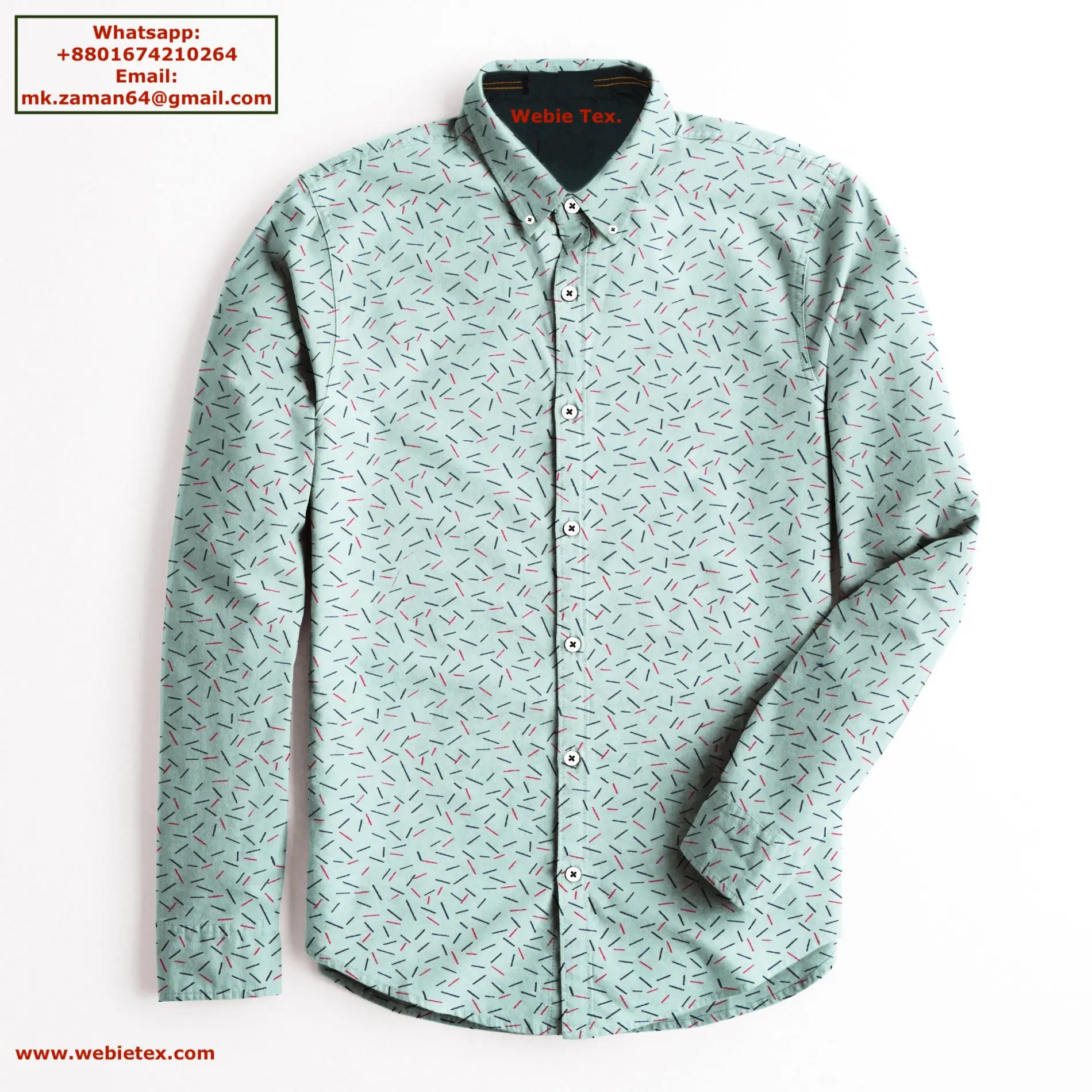 Chemises intelligentes et décontractées pour hommes, vêtement sur mesure en coton imprimé coloré, à manches longues, fabrication, 2020