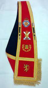 Major Drum Baldric <strong>Sashes</strong> -customized Color Design -military Uniform Accessories - <strong>Sashes</strong> OEM High Quality Military Embroidered - Product Image 5
