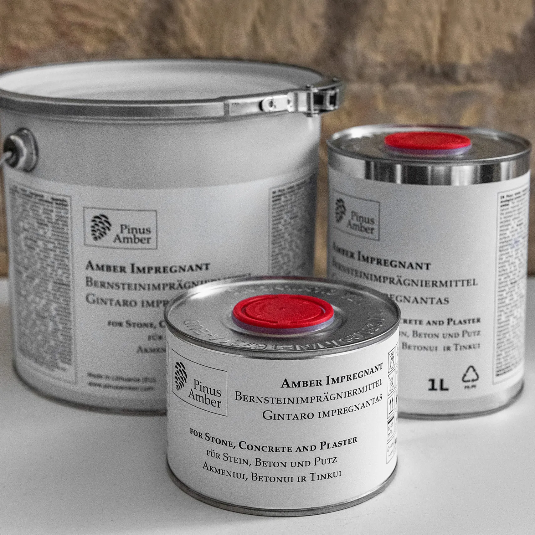 Impregnator for plaster and concrete ecological impregnator made only from natural components, premium long lasting