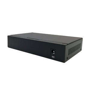 Ethernet Netlink rj45 4 <strong>port</strong> Ethernet Transmission 1port Optical Fiber Switch Mini Bridging Media Analog to <strong>IP</strong> Camera Converter - Product Image 5