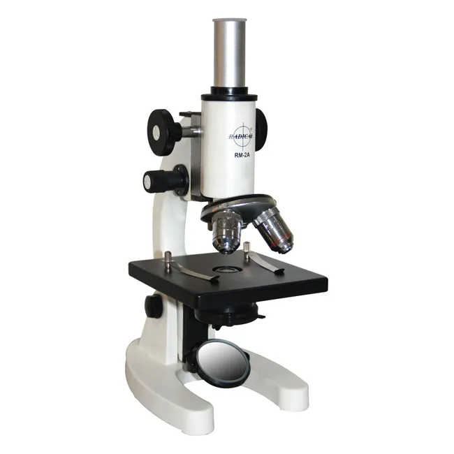 Microscopio compuesto para estudiantes, modelo RM-2A, educativo, biológico